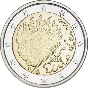 Finlanda a 90 de ani de la Moartea Enorino în 2016 2 Euro Reale Original Monede Monede Valutare Unc 1