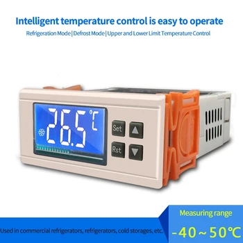 Frigider Termostat STC-8080A + Refrigerare Dezghețare Automată Timer ligent Controller Singură Sondă 1