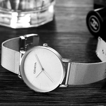 High-end simplu moda pentru bărbați ceas 2020 ultra-subțire simplu bărbați ' s ceas din oțel inoxidabil plasă de cuarț Relogio S 1