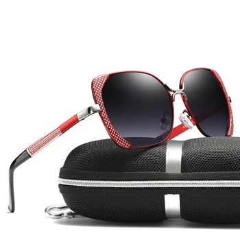 Hot de Moda pentru Femei UV400 Strat Polarizat ochelari de Soare femei Conducere Oglinzi Oculos Ochelari Ochelari de Soare pentru Femei Sunwear 1