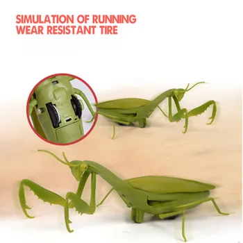 Infraroșu Control de la Distanță Realist Mini Mantis RC Insecte Înfricoșătoare Truc Jucărie de Simulare de Animale Glumă Amuzant pentru Copii pentru Copii Jucarie Cadou 1