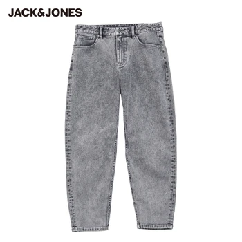 JackJones Barbati Vrac se Potrivi Culoare Pură Dificultate Spălat Casual Streetwear Blugi| 220332119 1