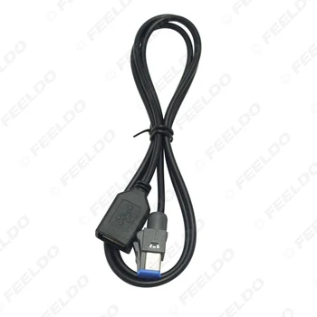 LEEWA 1 BUC Audio Auto 4PIN Cablu USB Adaptor de sex Feminin Conector USB pentru Nissan Teana Qashqai 2012 #CA5659 1