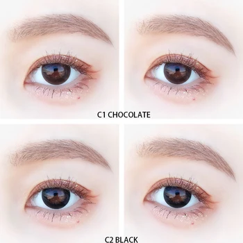 Lentile de Contact colorate Anual Utilizați Lentile de Contact Cosmetice Culoarea Ochilor Contact Len pentru Ochii 14.5 mm elevi Frumoase multicolore obiectiv 1
