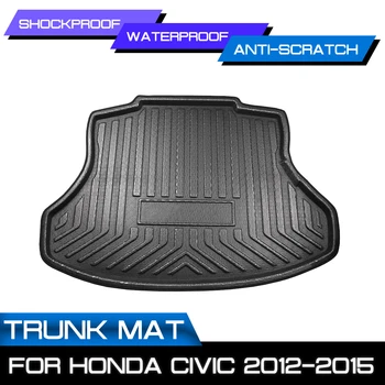 Masina Portbagajul Din Spate Boot Mat Pentru Honda Civic 2012 2013 Impermeabil Covorase Covor Anti Noroi Tava De Linie De Mărfuri 1