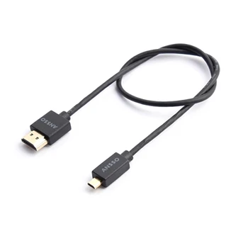 Micro HDMI compatibil cu ultra-fin cordon EOS R5 R6 XT4 A7 Gopro Atomos 4K60P camera cablu de Extensie Ultra Slim HDMI2.0 18Gbps 1