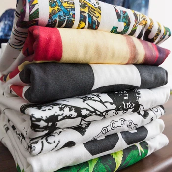Moda Ricard Mens Bumbac T-shirt Imprimat Vara Amuzant Graphic Tee Shirt 1
