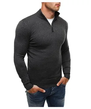 MRMT 2021 Brand Nou pentru Bărbați Jachete de Agrement cu Fermoar Moda Pulover de Culoare Solidă pentru bărbați-guler Înalt Pulover Tricoul 1