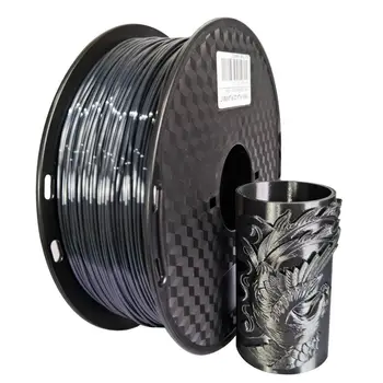 Mătase Neagră 1kg 1,75 mm PLA Imprimantă 3d cu Filament Textura Avans Luciu Mătăsos Materiale de Imprimare de Imprimare Materiale Consumabile en-Gros 1