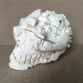 Naturale craniului Magnezit cristal de cuarț Pietre de nunta decor acasă chakre tratament de Halloween DIY cadou Reiki cranii 1