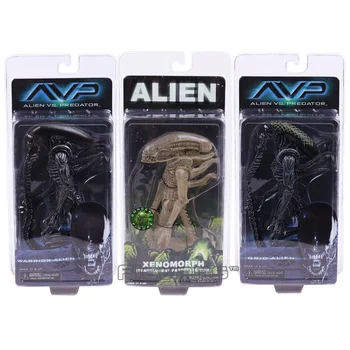 NECA Alien vs Predator Xenomorph / Războinic Extraterestru / Grila Străin PVC figurina de Colectie Model de Jucărie 1