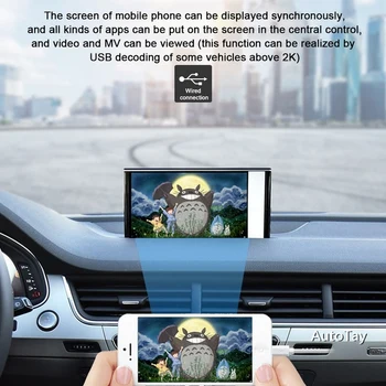 Pentru Lexus NX ES NE ESTE CT RX GS LS LX LC RC-2019 Multimedia Wireless Apple CarPlay si Android Auto Kit Retrofit 1