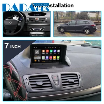 Pentru Renault Megane 3 Fluence Multimedia Radio Android 2009 Audio Auto DVD Player, Navigatie GPS Cap unitate Autoradio casetă 1