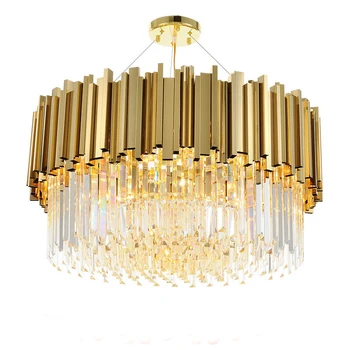 Phube de Iluminat Moderne, lustre de Cristal corp de Iluminat de Lux Contemporan Candelabre Agățat Lumina pentru Casa Hotel 1