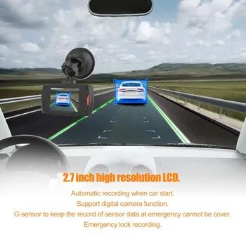 Promovare de înaltă calitate Auto DVR G30L Camera Auto Recorder Dash Cam G-senzor IR Noapte Viziune 1