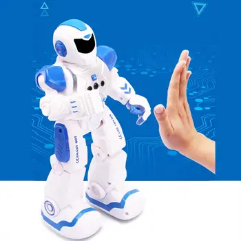 RC Gest de Detectare Robot Cânta și Dansa de Control de la Distanță Jucărie Robot de Infraroșu de Detectare Inteligent Programabil de Mers pe Tobogan Copii Gif 1