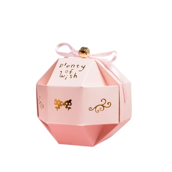Rotunjimea clopotul de fericire și bucurie caseta 8 culori și rafinat mingea personalitate bomboane rotund cutie de cadou în căsătorie 1