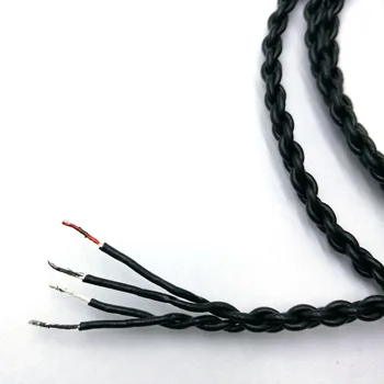RY-c16 1,2 m DIY Inlocuire Cablu 3.5 mm placat cu Argint Modernizate Sârmă 4 fir de sârmă de cablu Pentru Reparații DIY HIFI casti cablu 1