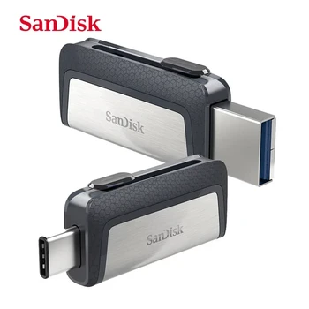 Sandisk SDDDC2 Extreme de Tip C 256GB 128GB 64GB 32GB Dual USB OTG Flash Drive 32GB Pen Drive USB Stick Micro Flash USB de Tip C 1