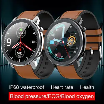 Sportiv Smart Watch Bărbați ECG Ritm Cardiac Ceas Sport Sânge Cronometru Rata Pedometru Inima Somn Monitor de Presiune de Înot 1