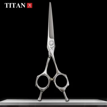 Titan 5.5 inch 6.0 inch profesionale de coafură foarfece japonia otel vg10 salon de frizerie instrument transport gratuit 1
