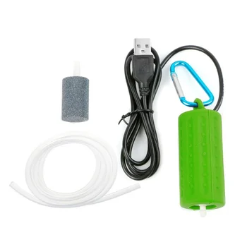 Ultra Silentios de Mare Energie Eficientă USB Mini Acvariu Filtru de Pescuit Rezervor de Oxigen Pompa de Aer Pompe de Aer, Accesorii 1