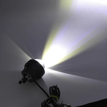 Universal ceață de lumină LED-uri Auto intermitent lumina de ceață Vultur eyelight Fisheye lumina de mare putere de Strălucire tauri eyelights faruri lumini 1