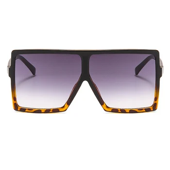 Vintage Supradimensionat ochelari de Soare Femei/Bărbați Stil de Moda Pătrat Design de Brand Ochelari de Soare Barbati Gradient Lens Oculos UV400 O27 1