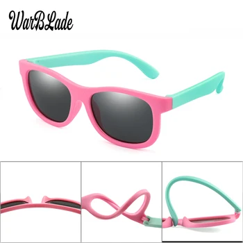 WarBlade Designer de Brand Polarizate Copii ochelari de Soare TR90 Copii Băieți Fete Ochelari Moda de Siguranță Ochelari de Soare Gafas UV400 2020 1