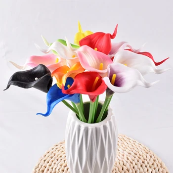 YORIWOO 10buc Crini Real Touch Flori Artificiale Pentru Decor Nunta Acasă Buchet de Mireasa Flori False Consumabile Partid 1