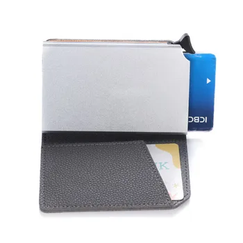 ZOVYVOL 2020 RFID Pop-up Ambreiaj Multi Barbati si Femei Unisex Cazul in care Cardul Multi Portofel Inteligent Fibra de Carbon Anti-furt Suport Card 1