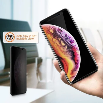 10buc Nou de Confidențialitate Ceramice Film Pentru iPhone 12 Mini 11 Pro XR X XS Max Antispy Moale Protector de Ecran Pe iPhone 8 7 6S Plus SE2020 2
