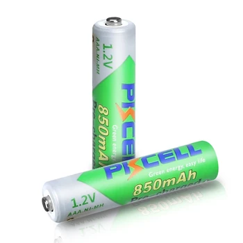 12PC X PKCELL 850mAh baterie AAA 1.2 v AAA Baterie Reîncărcabilă Scăzut de Auto-descărcare de gestiune Baterii Ni-MH cu 3PC Baterie AAA cutie caz 2