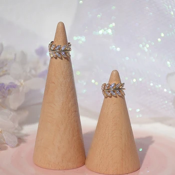 14K aur adevărat placare cupru rafinat zircon incrustate spic mic hoop cercei elegant dulce femei coreeană bijuterii cercei 2