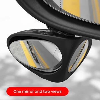 1BUC Masina Blind Spot Mirror 360 de Grade Convex Rotativ 2 Partea de Automibile Exterioare retrovizoare Parcare Oglindă în condiții de Siguranță Accesorii Auto 2