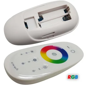 1set/lot DC12-24V 18A RGB/RGBW LED-uri Controler 2.4 G Ecran Tactil RF Control de la Distanță Pentru 5050/3528 RGB LED Strip/Bec/corp de Iluminat 2