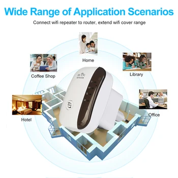 2.4 G Wireless Wifi Repeater Wifi Amplificarea Semnalului Extinderea Gamei de Router Wi-Fi Semnal de Rapel Rapel WiFi 300Mbps 2