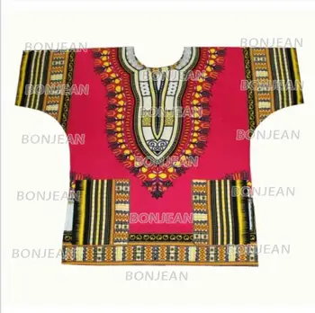 2019 Dashiki de design de moda Africană tradițională imprimat bumbac Dashiki tricouri unisex Tribale, Etnice Succunct Hippie 2