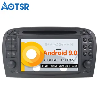 Android 9.0 Masina CD Player DVD GPS Navigatie Pentru Mercedes Benz SL R230 SL500 fabricate intre 2001-2007, Autoradio Unitatea de Înregistrare Multimedia WIFI 2