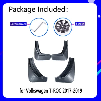Apărători de noroi pentru Volkswagen VW T-Roc TRoc T Roc 2017 2018 2019 Accesorii Auto Mudflap Fender Auto Piese de schimb 2