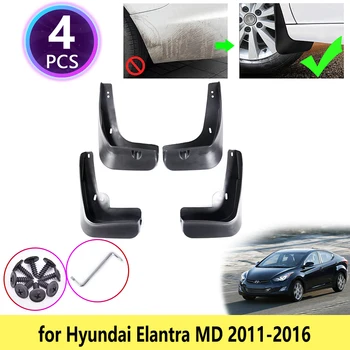 Aripile apărătoare de noroi Aripa Paznici Stropi de Noroi Placare Accesorii Auto pentru Hyundai Elantra MD 2011 2012 2013 2016 2