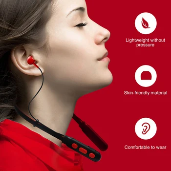 B11 Wireless Căști Căști Bluetooth Agățat de Gât Stil Handsfree in-Ear Căști Stereo de Sunet 2