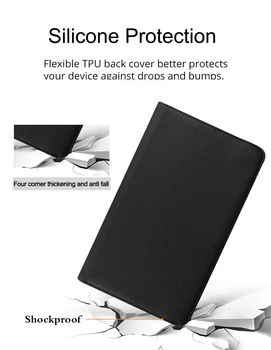 Caz pentru Samsung Galaxy Tab S6 Lite 10.4 P610 615Cover Folio Piele Pu Stand Inteligent Funda Capa Tab S6 Lite 10.4 SM-P610 P615 2