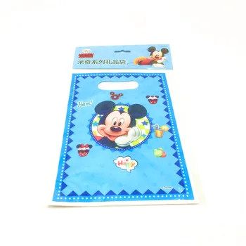 Disney Mickey Minnie Mouse Petrecere Tematica Sac De Cadouri Decor Petrecere De Plastic Bomboane Pungă De Pungă De Cadouri Pentru Copii Festivalul Consumabile Partid 2