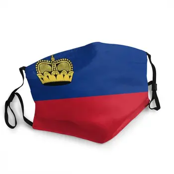 Drapelul Liechtensteinului Masca Anti Praf Protecția Adulți Non-Unică Folosință Aparat De Respirat Gura Mufla 2