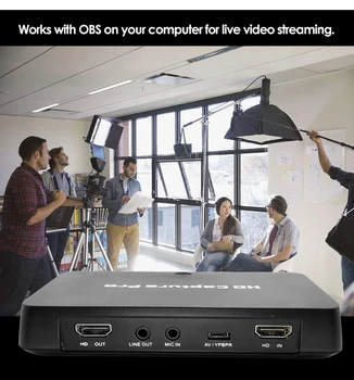 Ezcap295 1080P HD Video Game Capture OBS Live HD Recorder USB 2.0 pentru Redare Carduri de Captura Pentru Xbox 360, Xbox One PS4 Set-Top Box 2