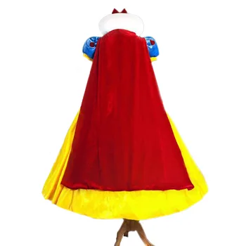 Femeile Adulte Halloween Desene animate Printesa Alba ca Zapada Costum De Vânzare albă ca zăpada printesa Cu agitația Costume 2
