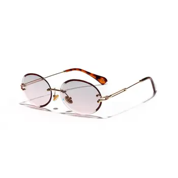 FENCHI ochelari de Soare Femei Cadru Metalic de Brand Designer de ochelari de Soare UV400 Ochelari de lunetă soleil femme Oculos Feminino zonnebril dame 2