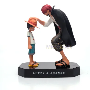 Figura Anime One Piece Monkey D Luffy Pălărie de Paie Shanks Părul Roșu Acțiune Figma Modelul PVC Jucarii pentru Copii de Colectie Papusa Figura 2
