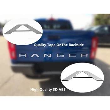 Hayon Introduce Litere pentru Ford Ranger 2019 2020, 3D Ridicat & Decalcomanii de Litere, Hayon Embleme 2
